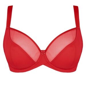 Curvy Kate Daily Balcony Bra - Red - 34FF